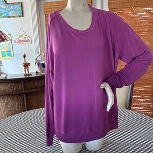 Purple Long Sleeve Sweater
